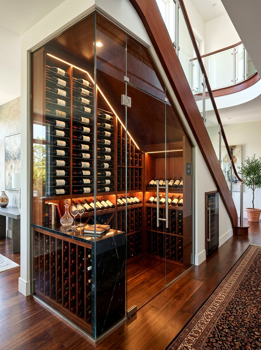 Under stairs wine cellar - 30 under stairs decor niche ideas
