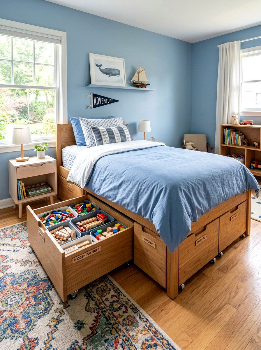 Underbed Drawer System - 30 toy rotation storage ideas