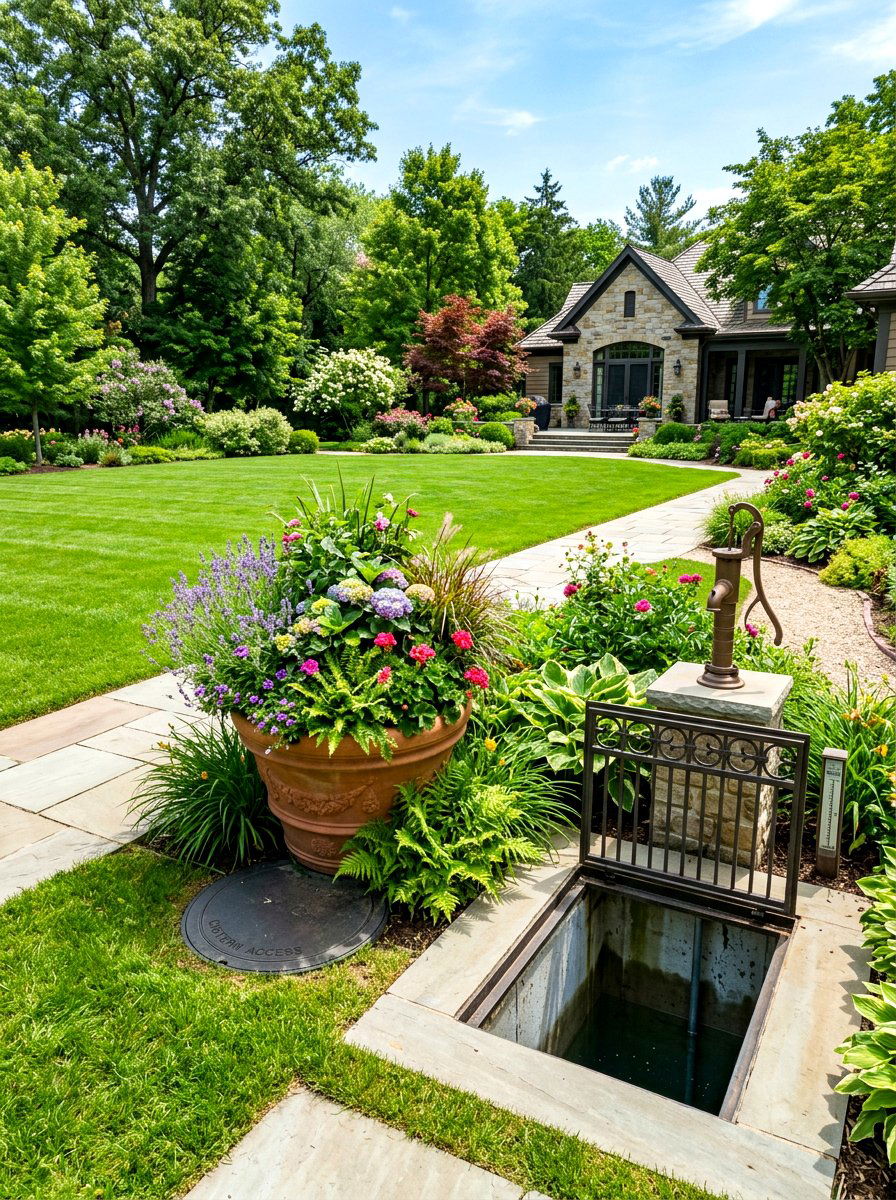 Underground Water Cistern - 30 rainwater collection ideas