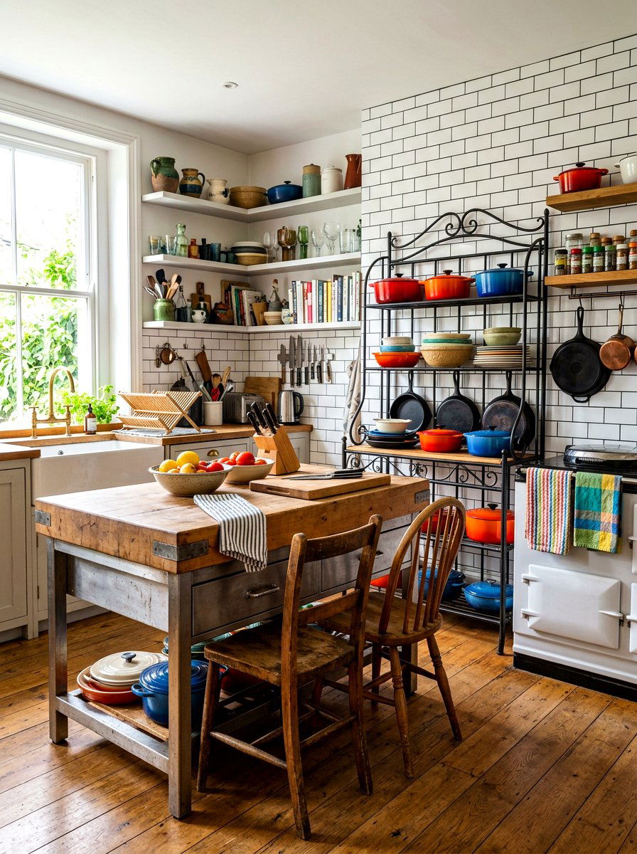 Unfitted kitchen design - 30 viral apartment decor ideas