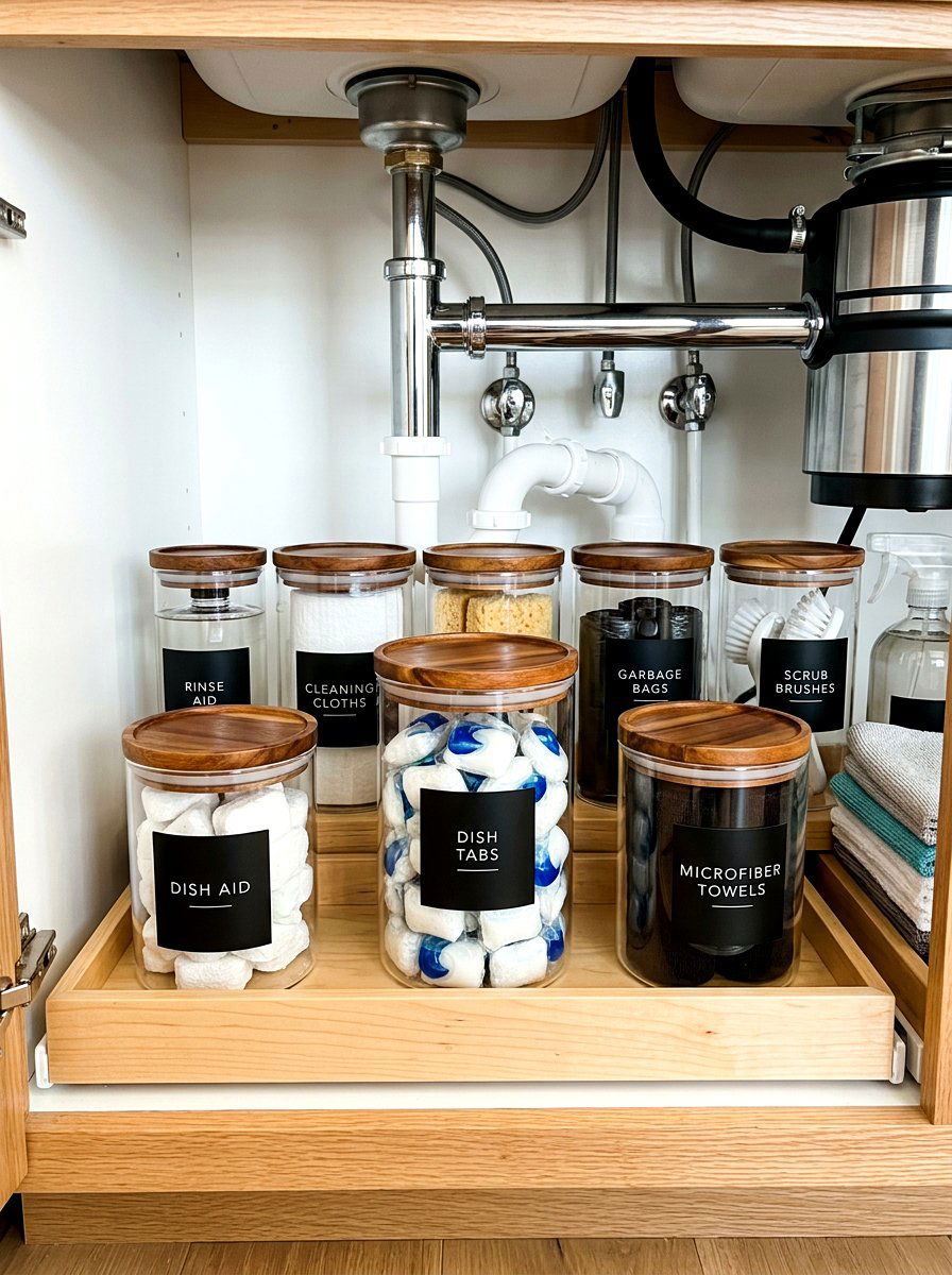 Uniform Airtight Container Group - 30 under sink kitchen organization ideas