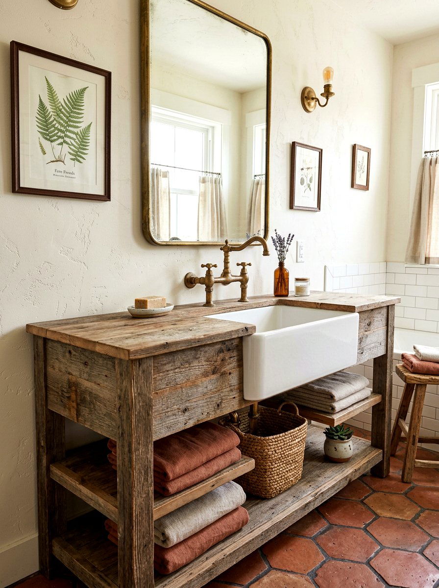 Unlacquered Brass Bridge Faucet - 30 bridge faucet bathroom ideas