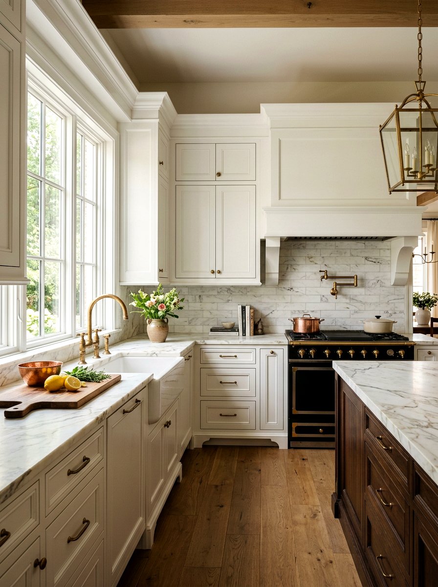 Unlacquered Brass Kitchen Faucet - 30 kitchen faucet finish ideas