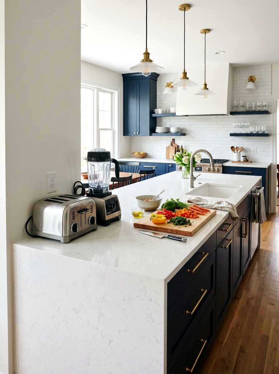 Unplugged appliance station - 30 friction maxxing home ideas