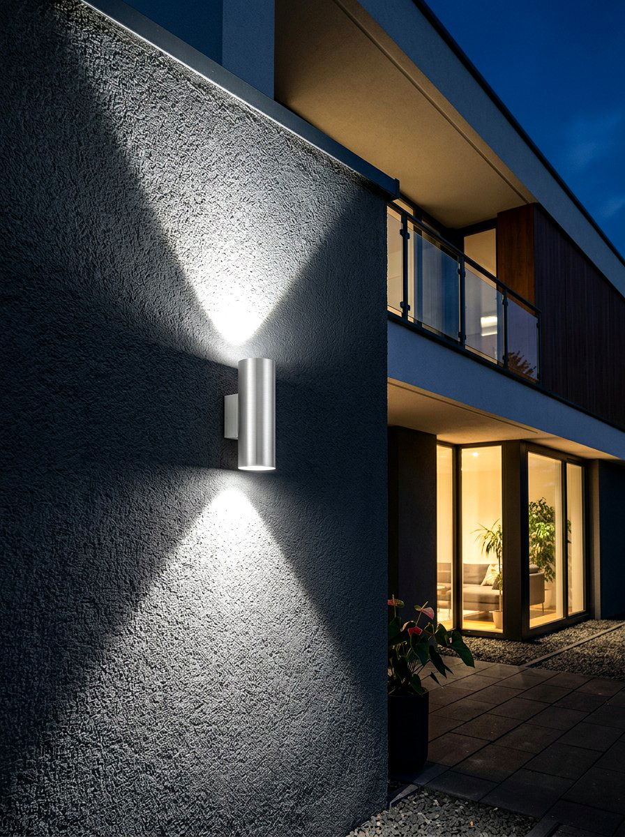 Up And Down Wall Light - 30 outdoor entry lighting ideas