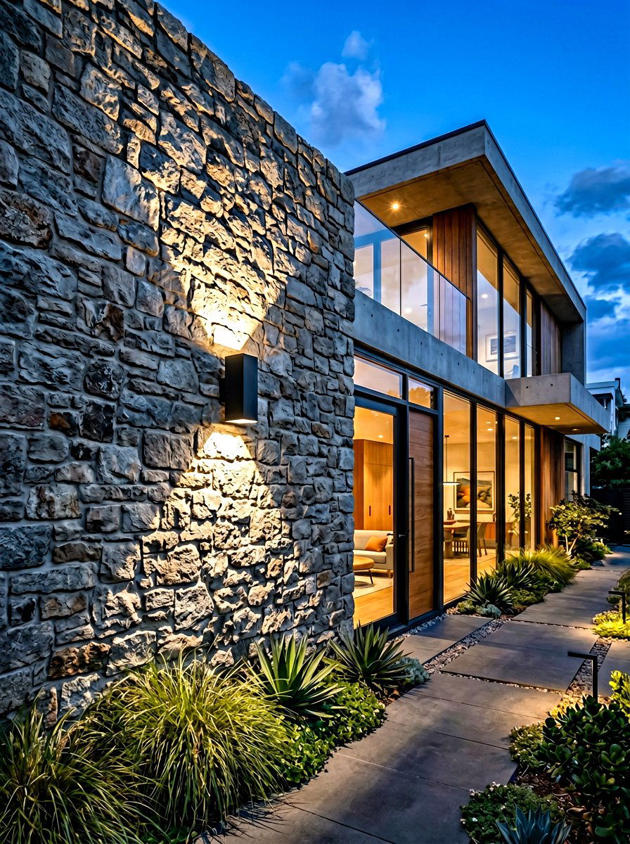 Up And Down Wall Light - 30 front porch lighting ideas
