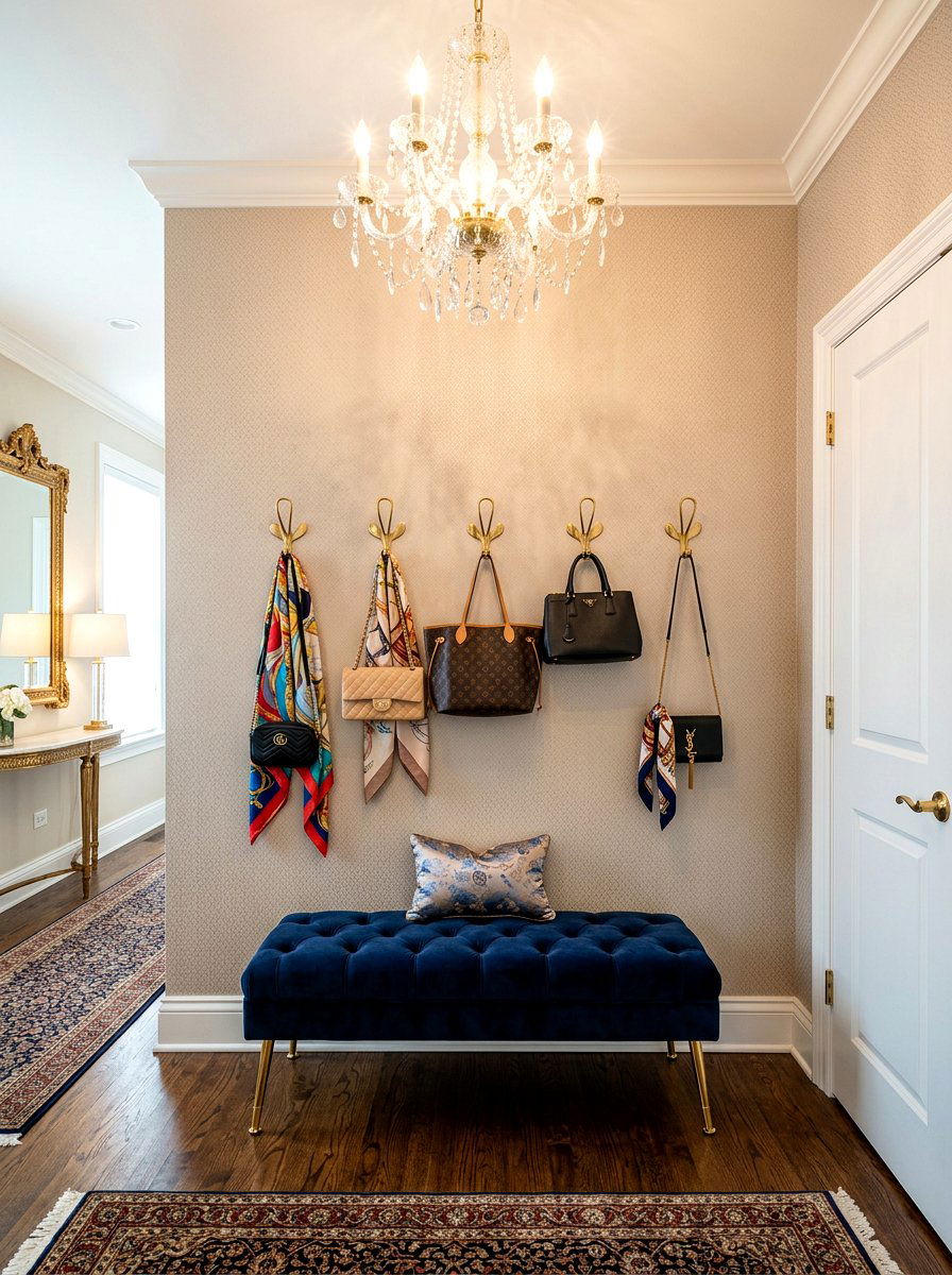 Upholstered Entryway Bench With Hooks - 30 entry bench and hooks ideas