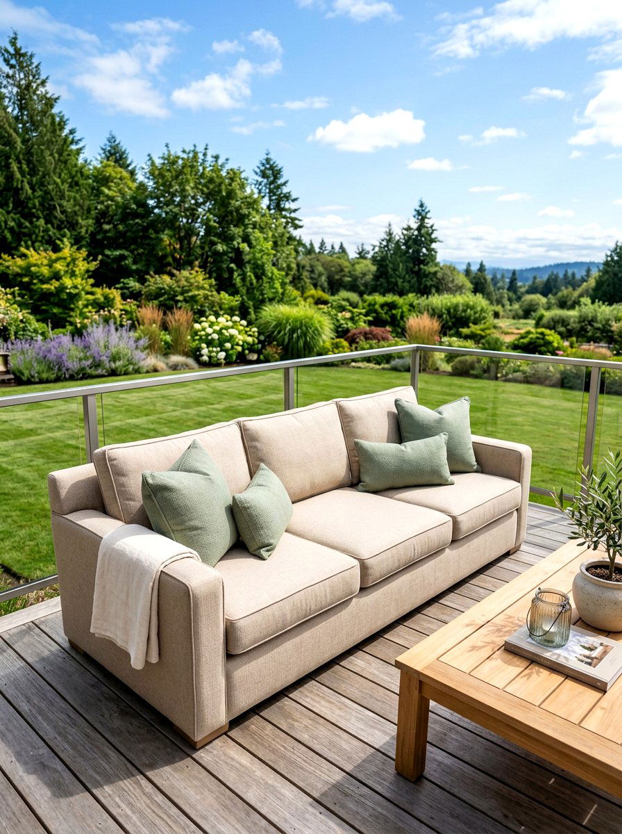 Upholstered Outdoor Sofa - 30 modern outdoor furniture ideas