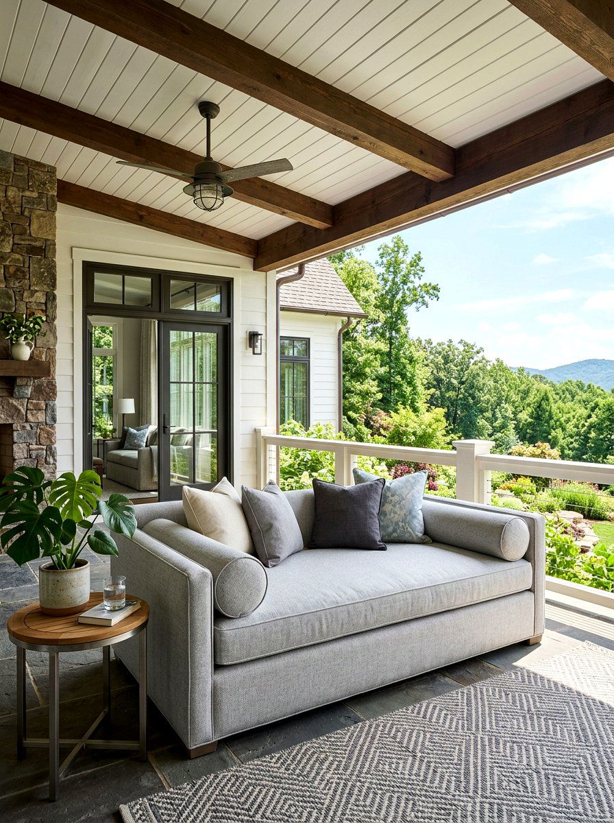 Upholstered Porch Daybed - 30 porch daybed ideas