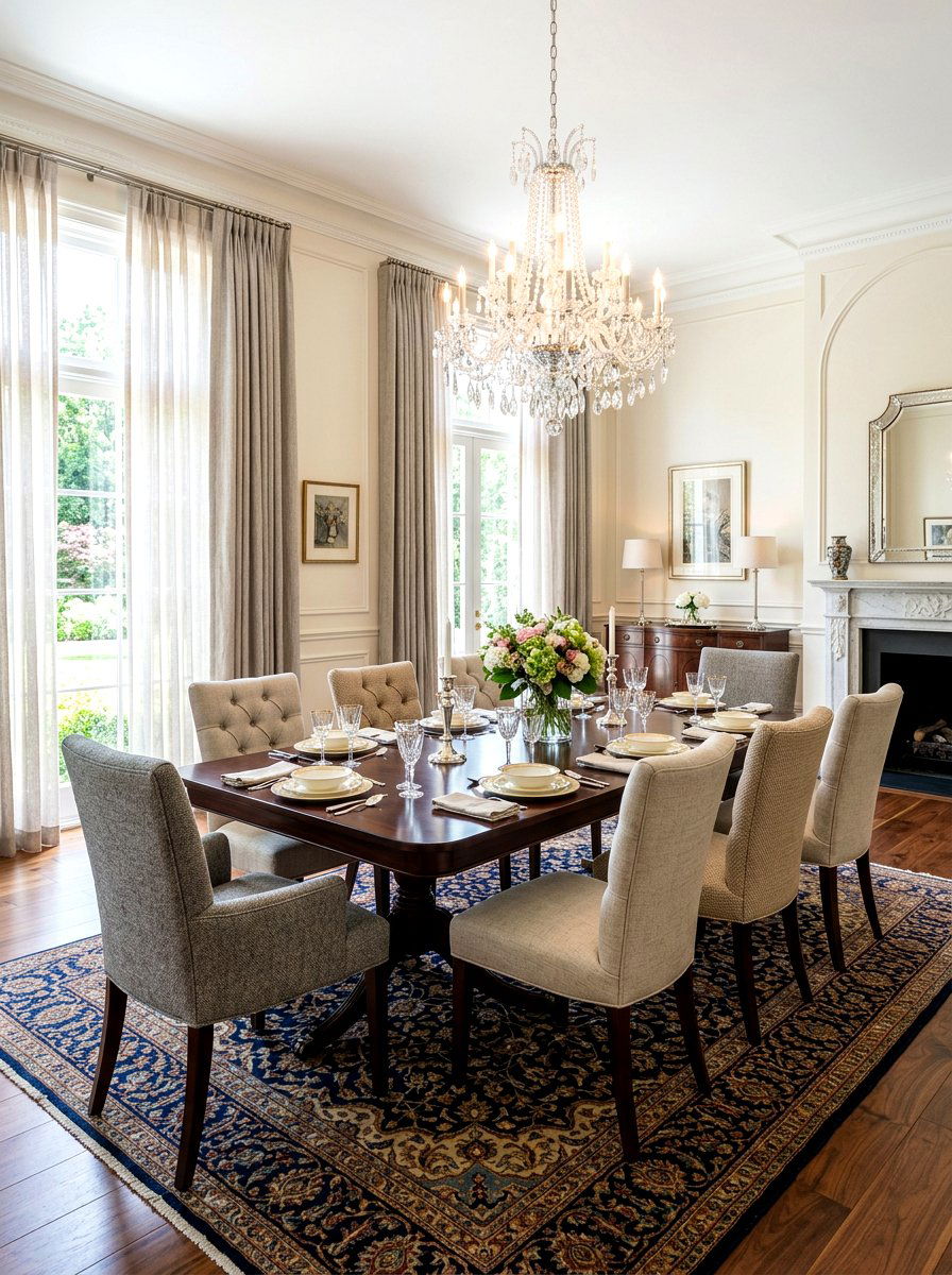 Upholstered chair variety - 30 mismatched dining chair ideas