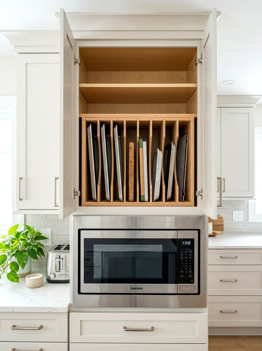 Upper cabinet tray organizer - 30 tray divider cabinet ideas