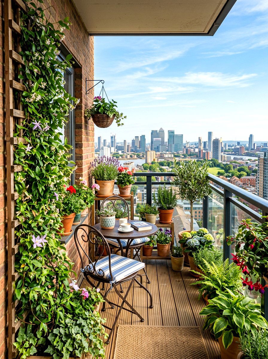 Urban Backyard Balcony - 30 backyard decorating ideas