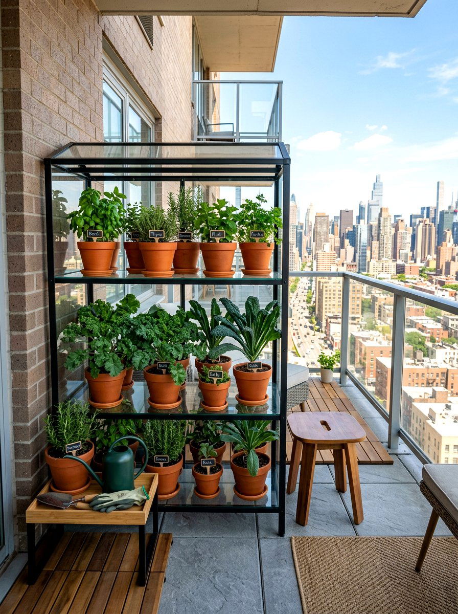 Urban Balcony Greenhouse - 30 greenhouse ideas
