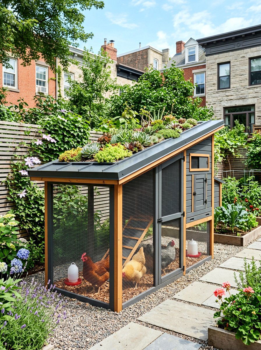 Urban Chicken Coop - 30 chicken coop ideas