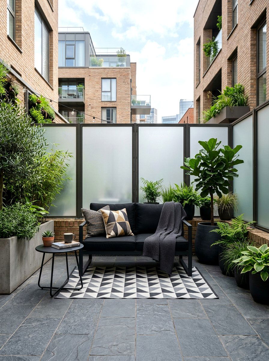 Urban Courtyard Retreat - 30 courtyard conversation area ideas