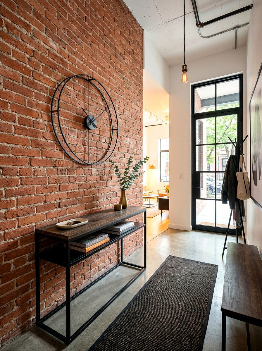 Urban Entryway Brick - 30 classic entryway ideas
