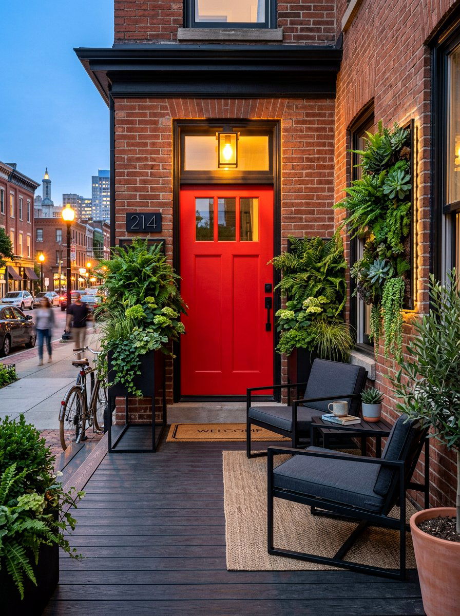 Urban Front Porch - 30 front porch entry ideas