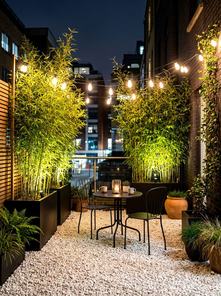 Urban Gravel Oasis - 30 gravel backyard ideas