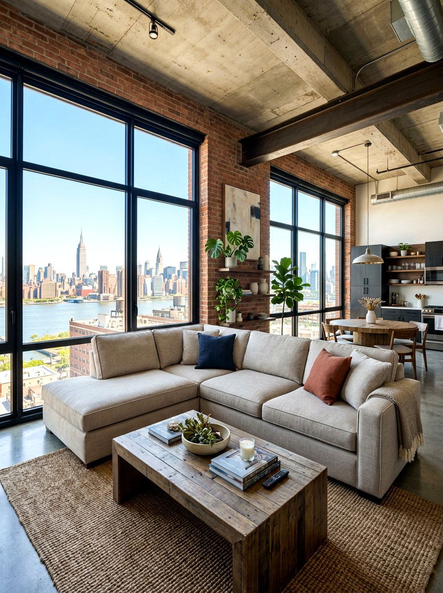 Urban Loft Sectional Seating - 30 pit sofa living room ideas