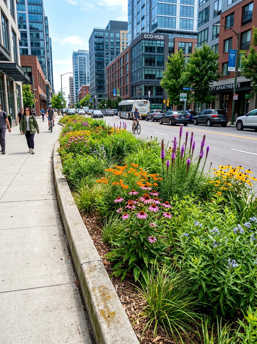 Urban Rain Garden - 30 rain garden ideas