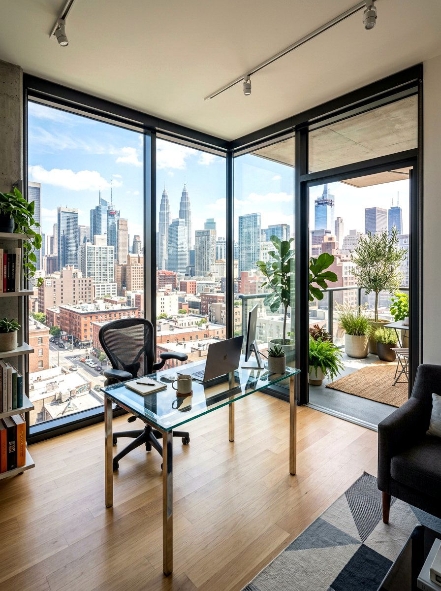 Urban Rooftop Studio - 30 creative studio office ideas