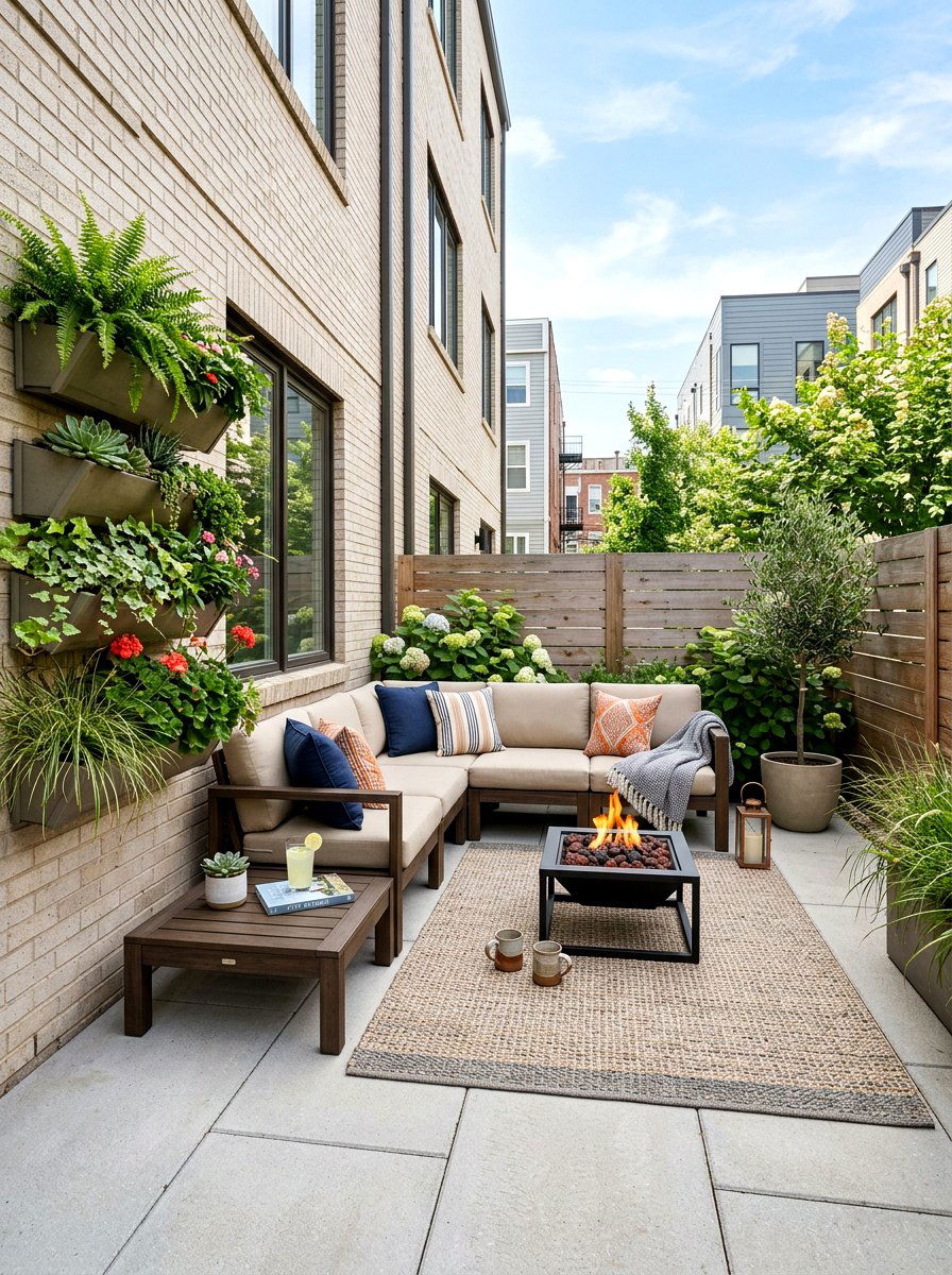 Urban Small Patio - 30 exterior seating area ideas