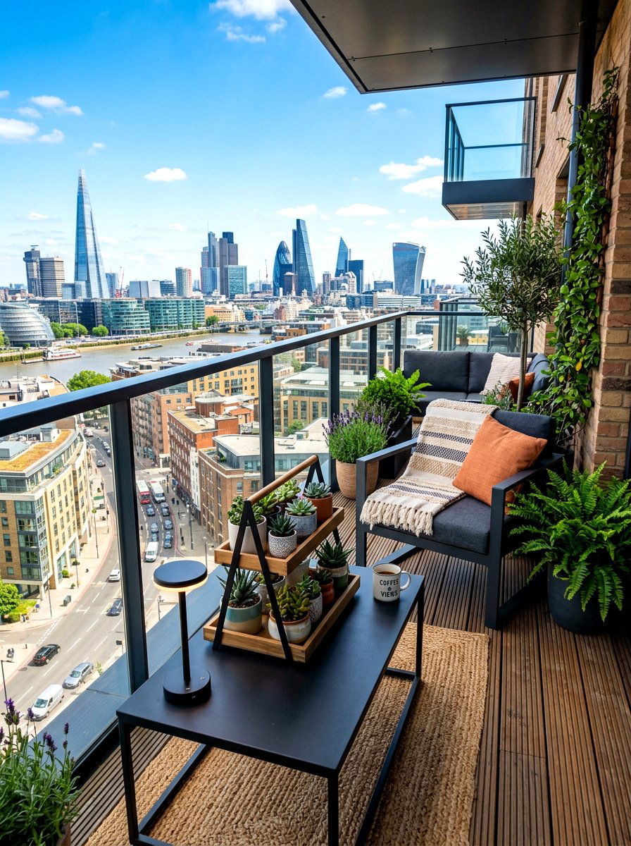 Urban Terrace Coffee Table Arrangement - 30 outdoor coffee table styling ideas