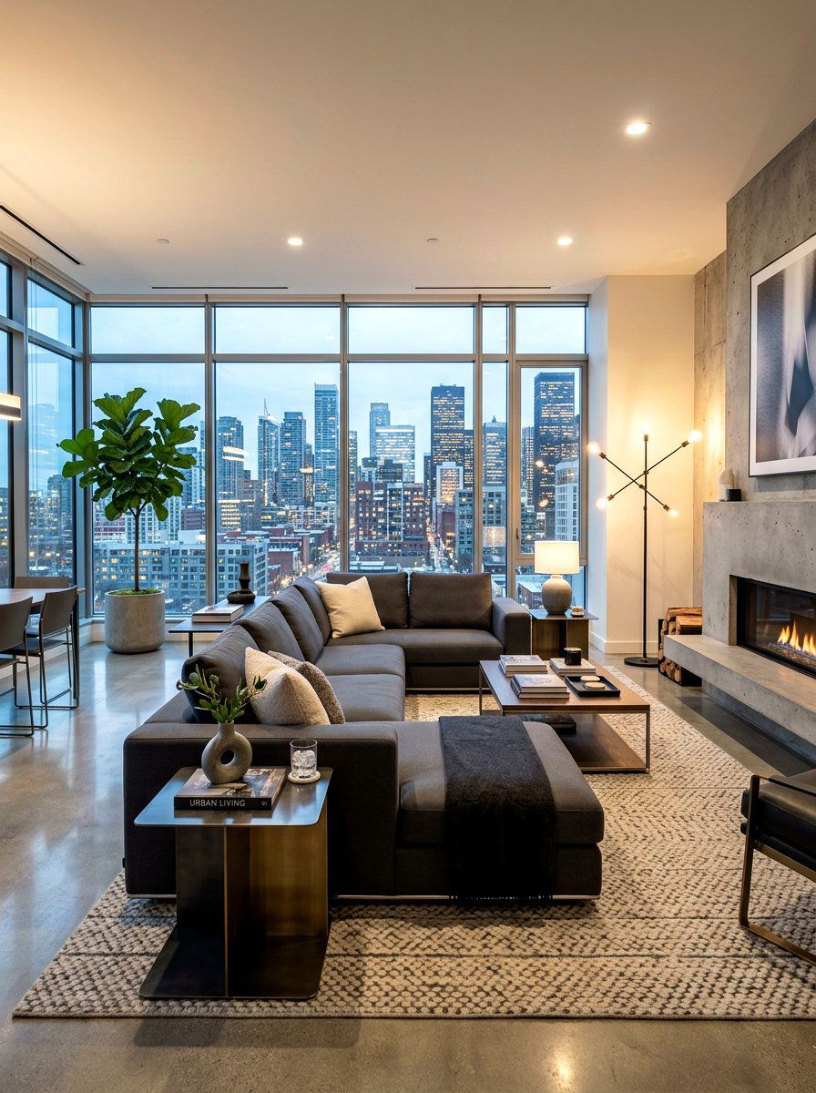 Urban hotel lounge setup - 30 hotel lobby living room ideas