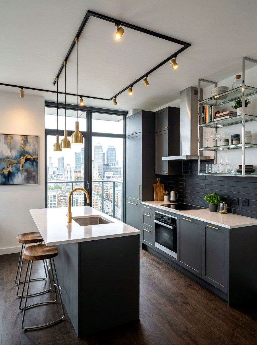 Urban kitchen mixed metals - 30 mixed metal kitchen ideas