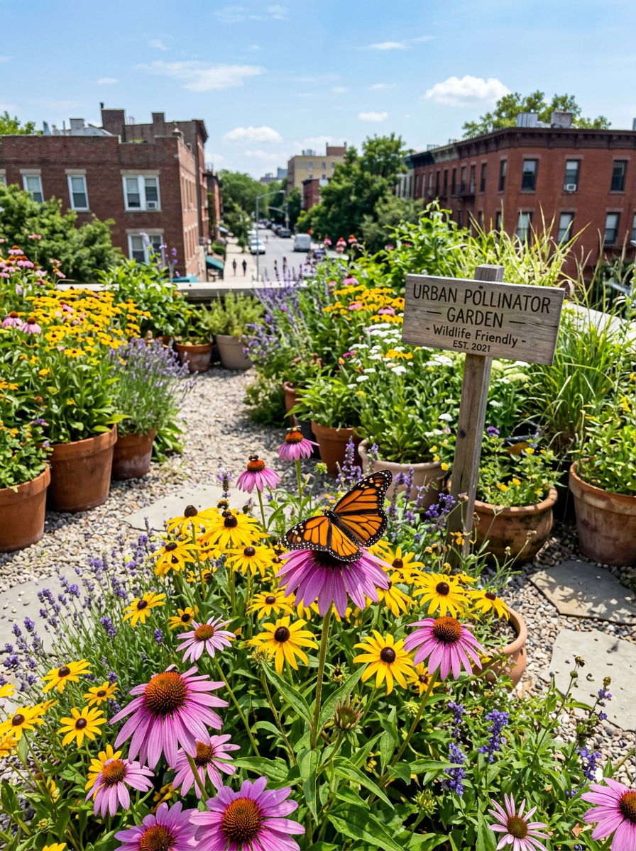 Urban pollinator garden - 30 urban garden ideas