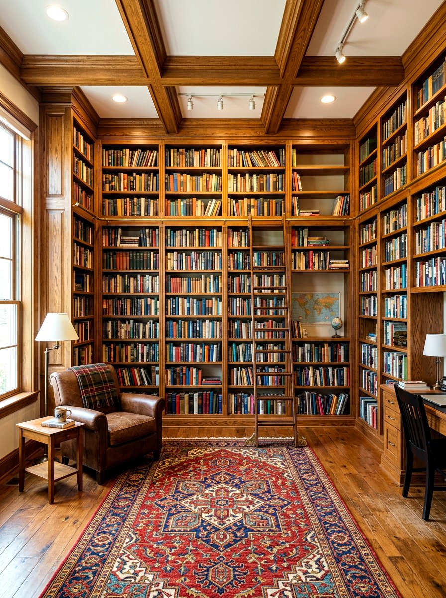 Used Bookshelf Home Library - 30 secondhand decor ideas