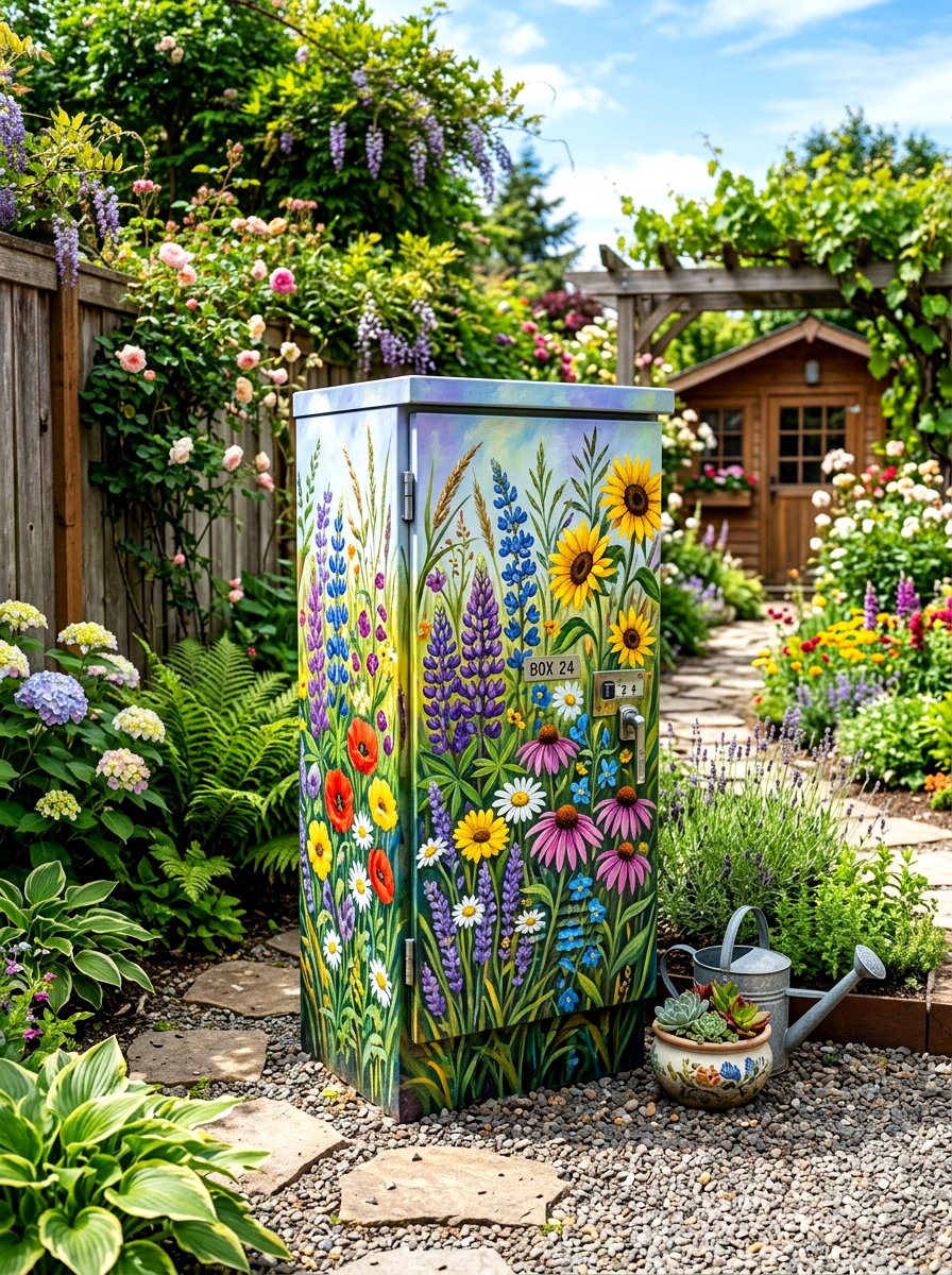 Utility Box Mural Paint - 30 utility box cover ideas