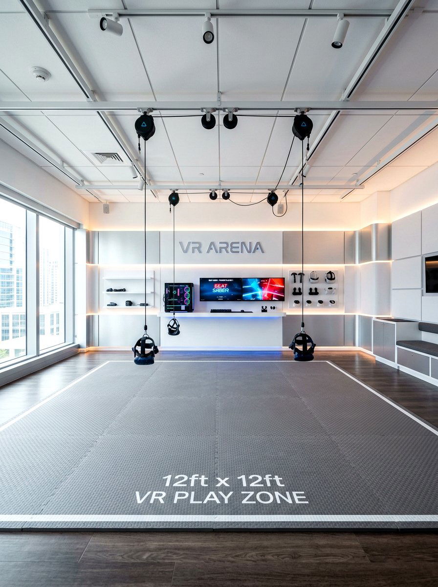 VR Gaming Room - 30 arcade room ideas