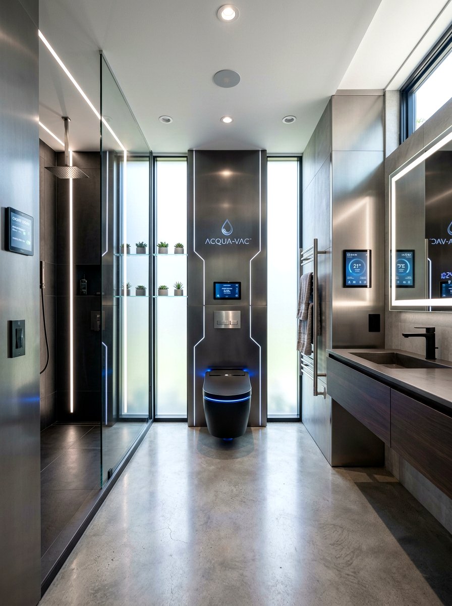 Vacuum Flush Toilet - 30 low water bathroom ideas