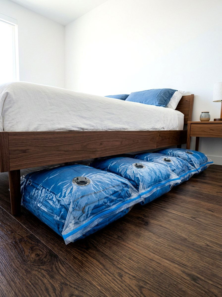 Vacuum bags - 30 under bed storage aesthetic ideas