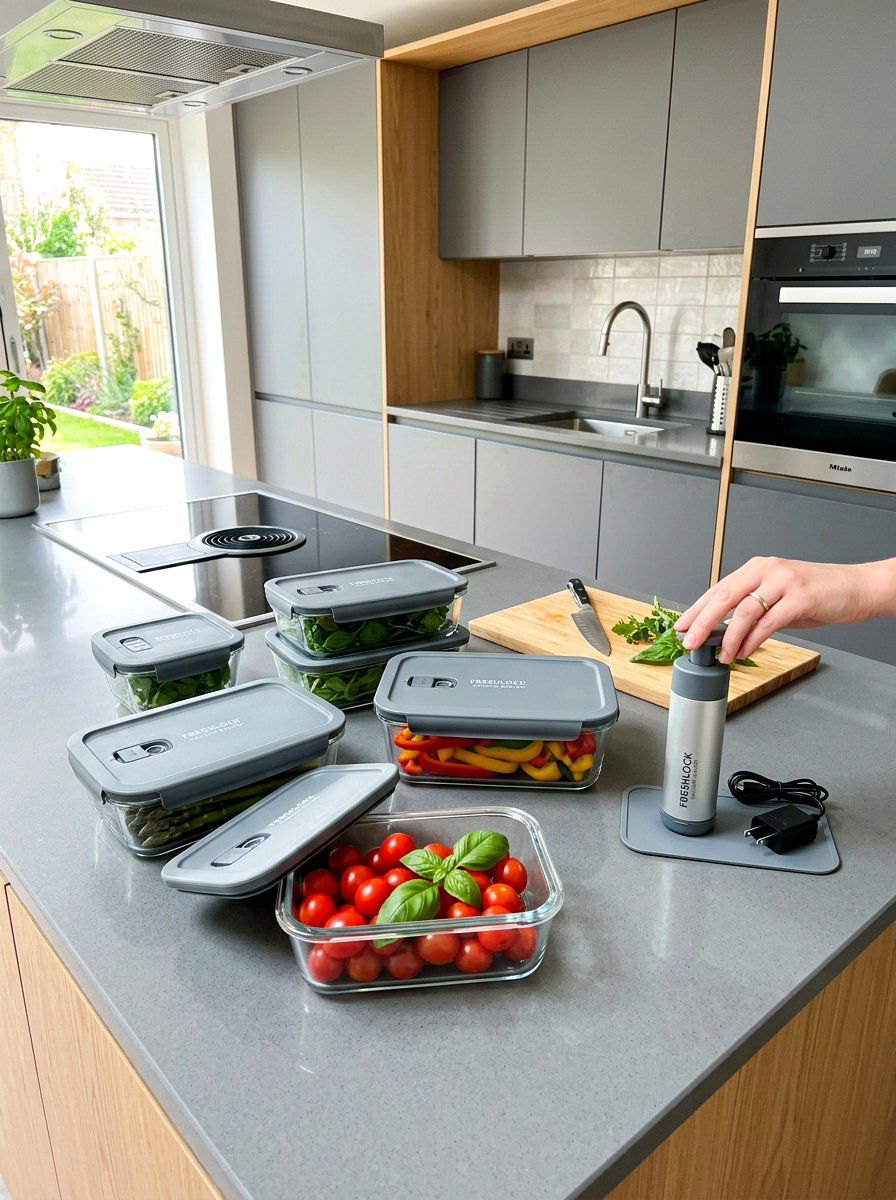 Vacuum seal food containers - 30 food container organization ideas