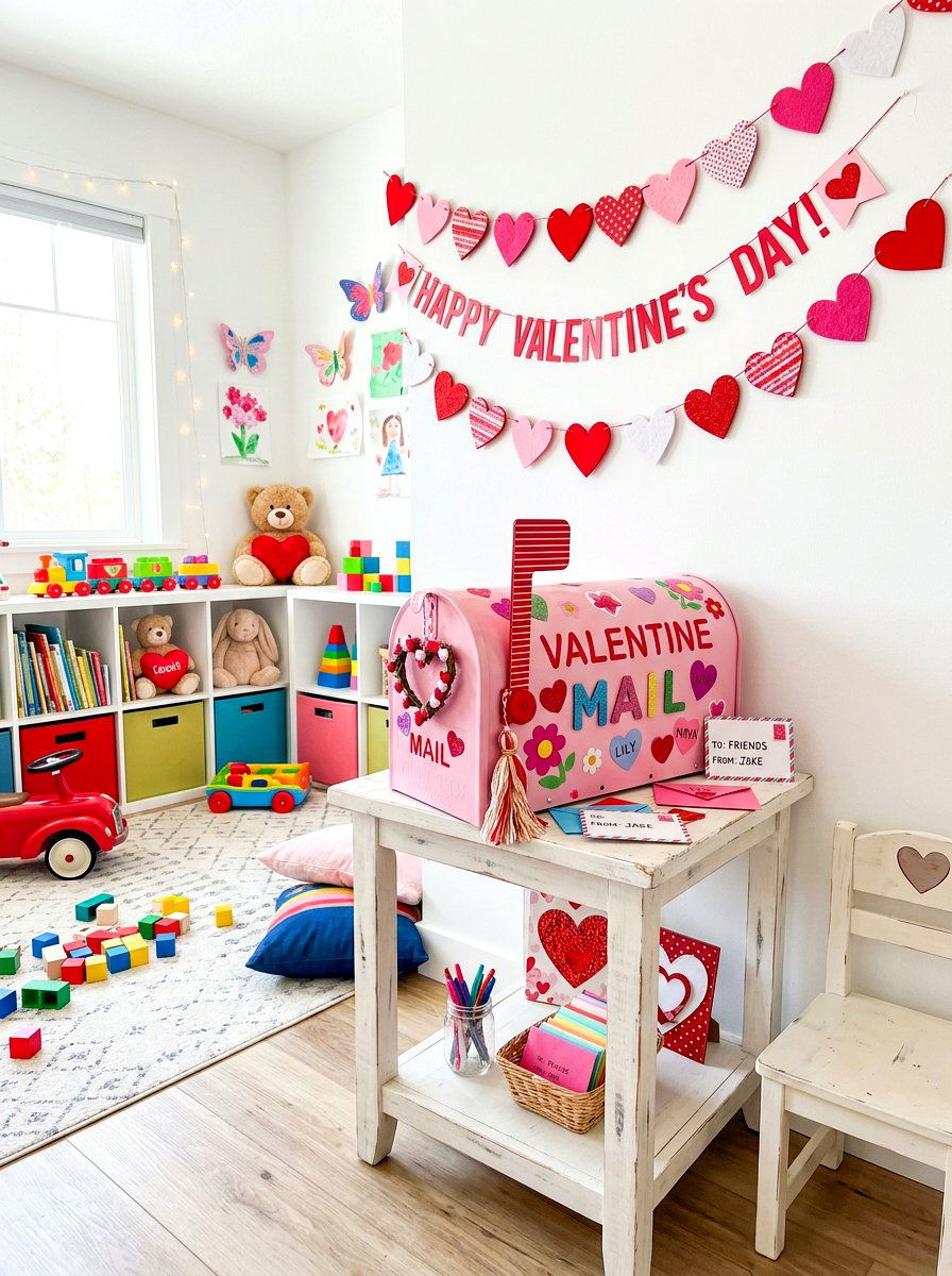 Valentine Mailbox Decor For Kids - 30 Valentine home decor ideas