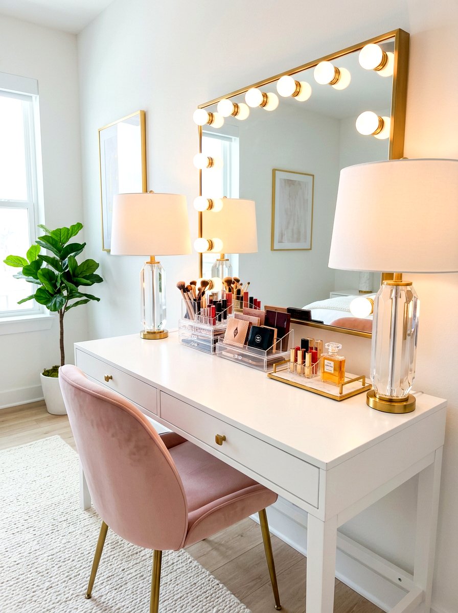 Vanity Mirror Glass Lamp - 30 lamp styling ideas