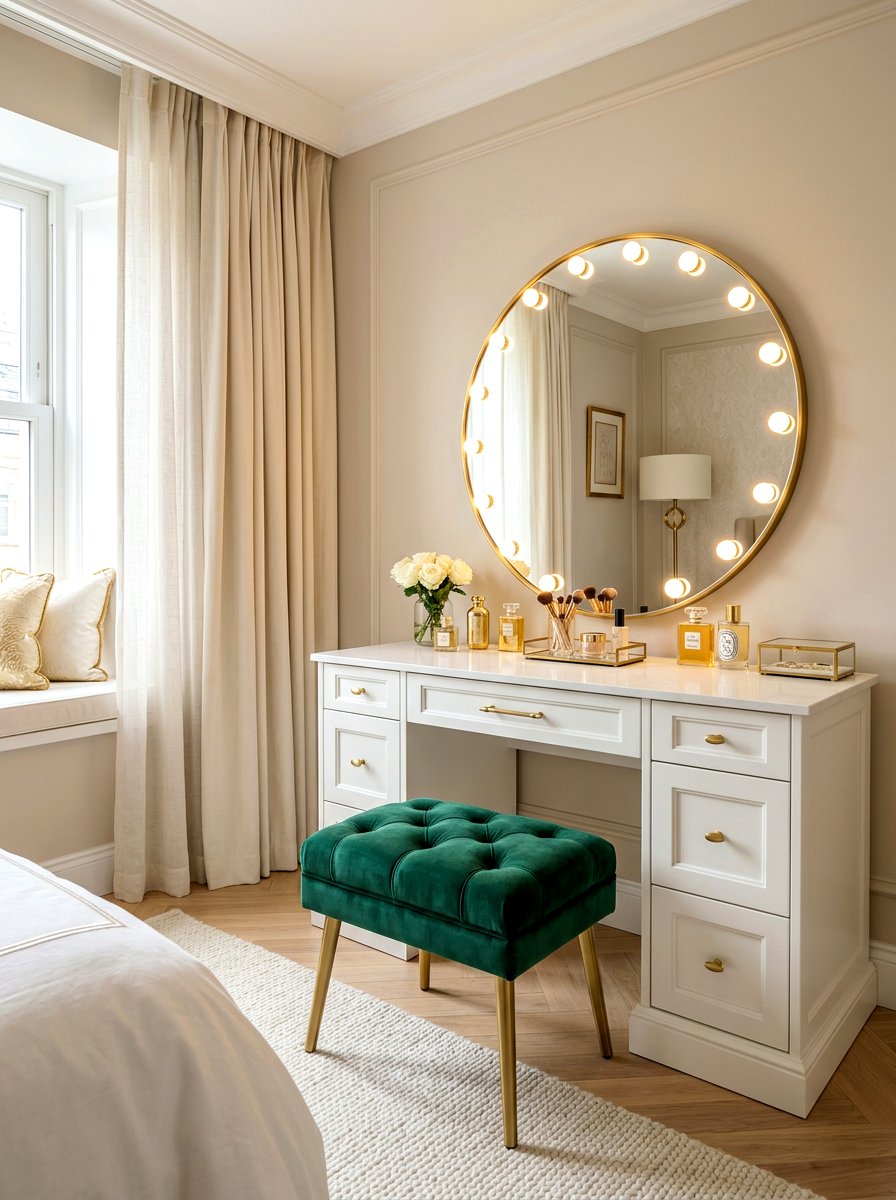 Vanity Sitting Area - 30 bedroom sitting area ideas