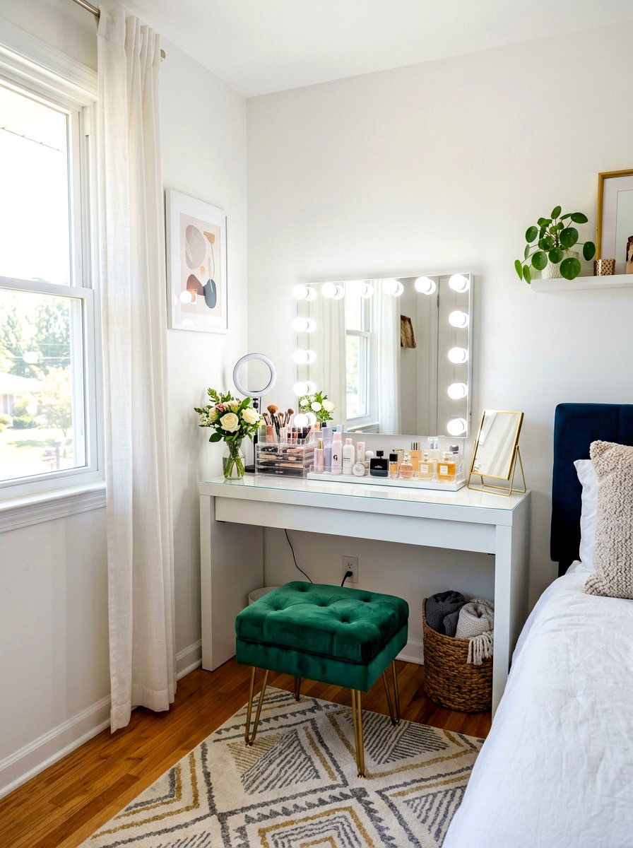Vanity Station Room Makeover - 30 TikTok room makeover ideas