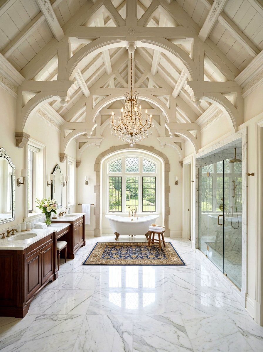 Vaulted Ceiling Bathroom - 30 luxury bathroom ideas
