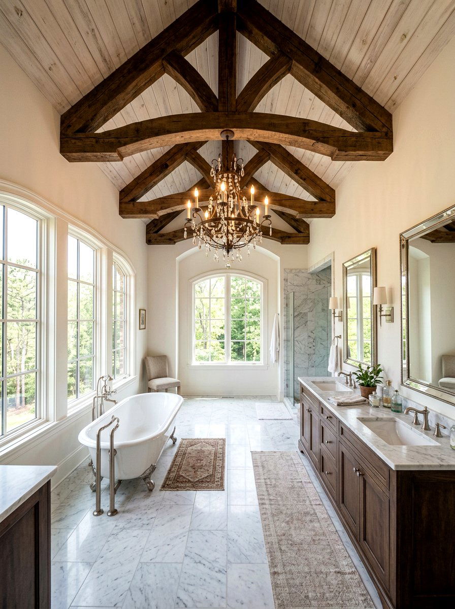 Vaulted Ceiling Bathroom - 30 master bathroom ideas