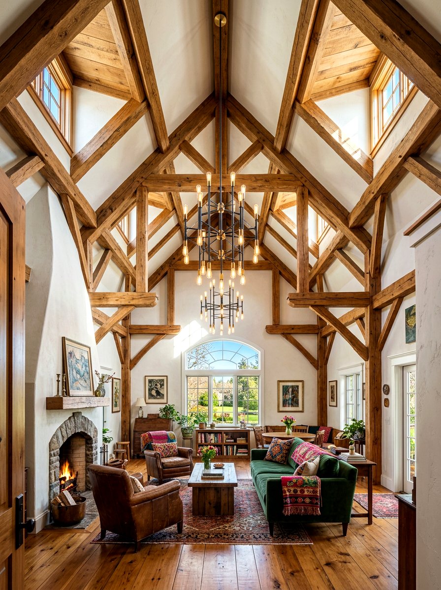 Vaulted Ceiling Carriage House Interior - 30 carriage house ideas