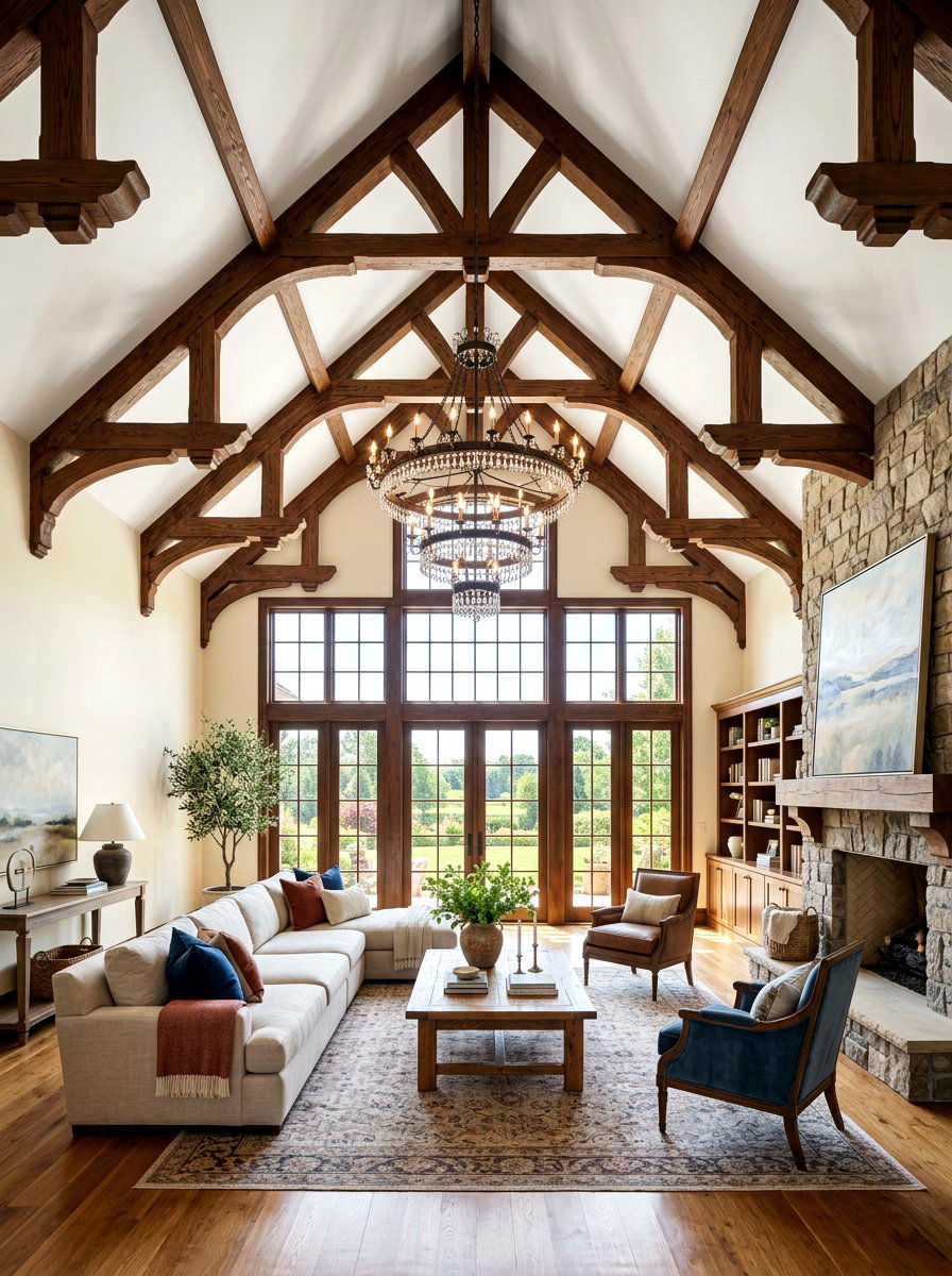 Vaulted Ceiling Family Room - 30 family room decor ideas