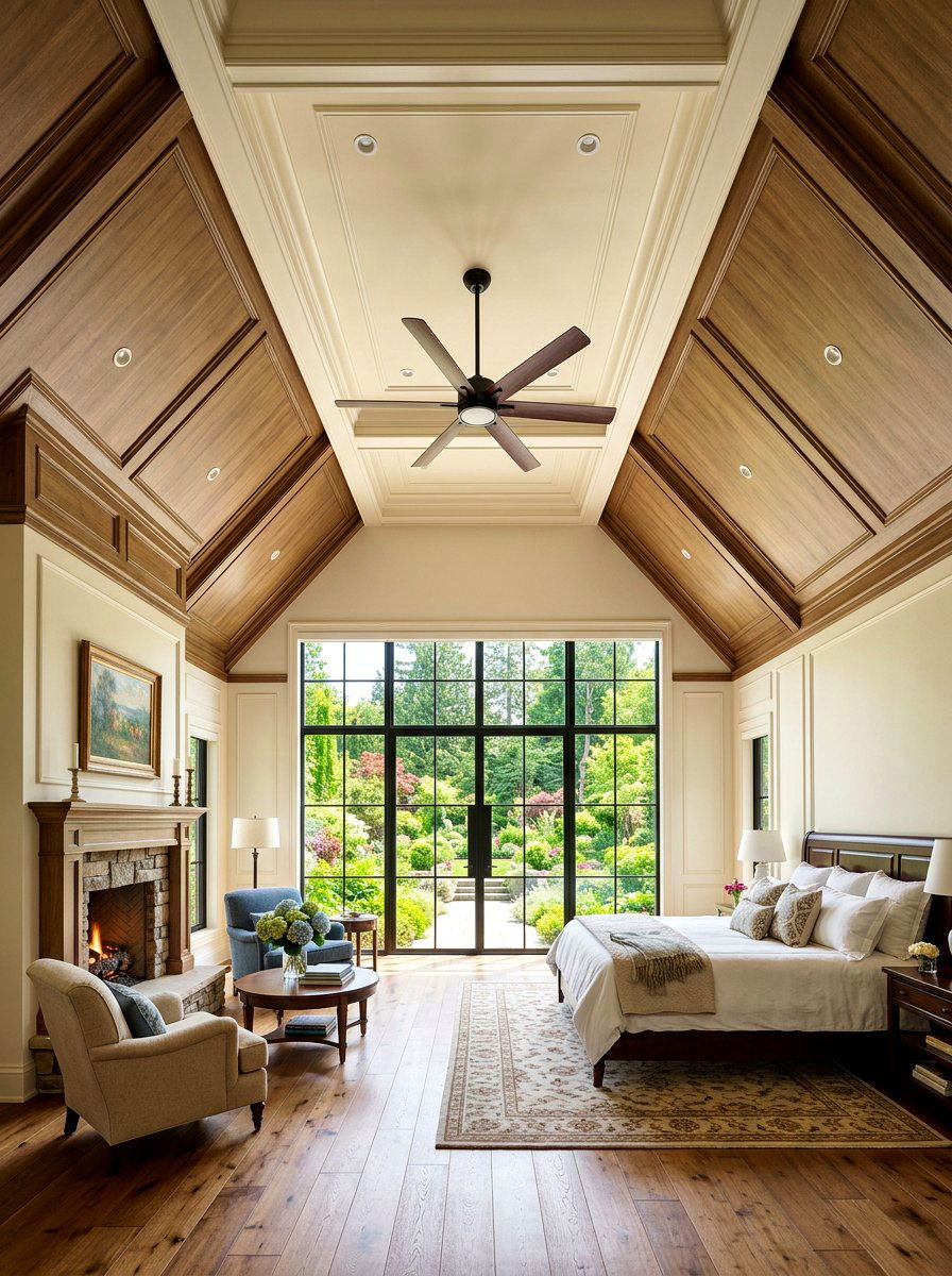 Vaulted Tray Ceiling - 30 tray ceiling ideas