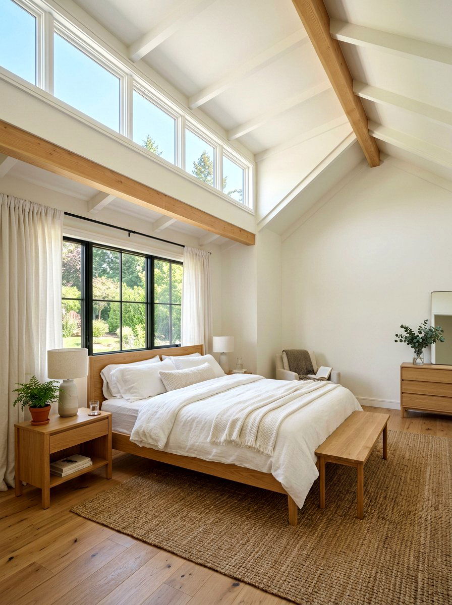 Vaulted ceiling with clerestory windows - 30 vaulted ceiling ideas