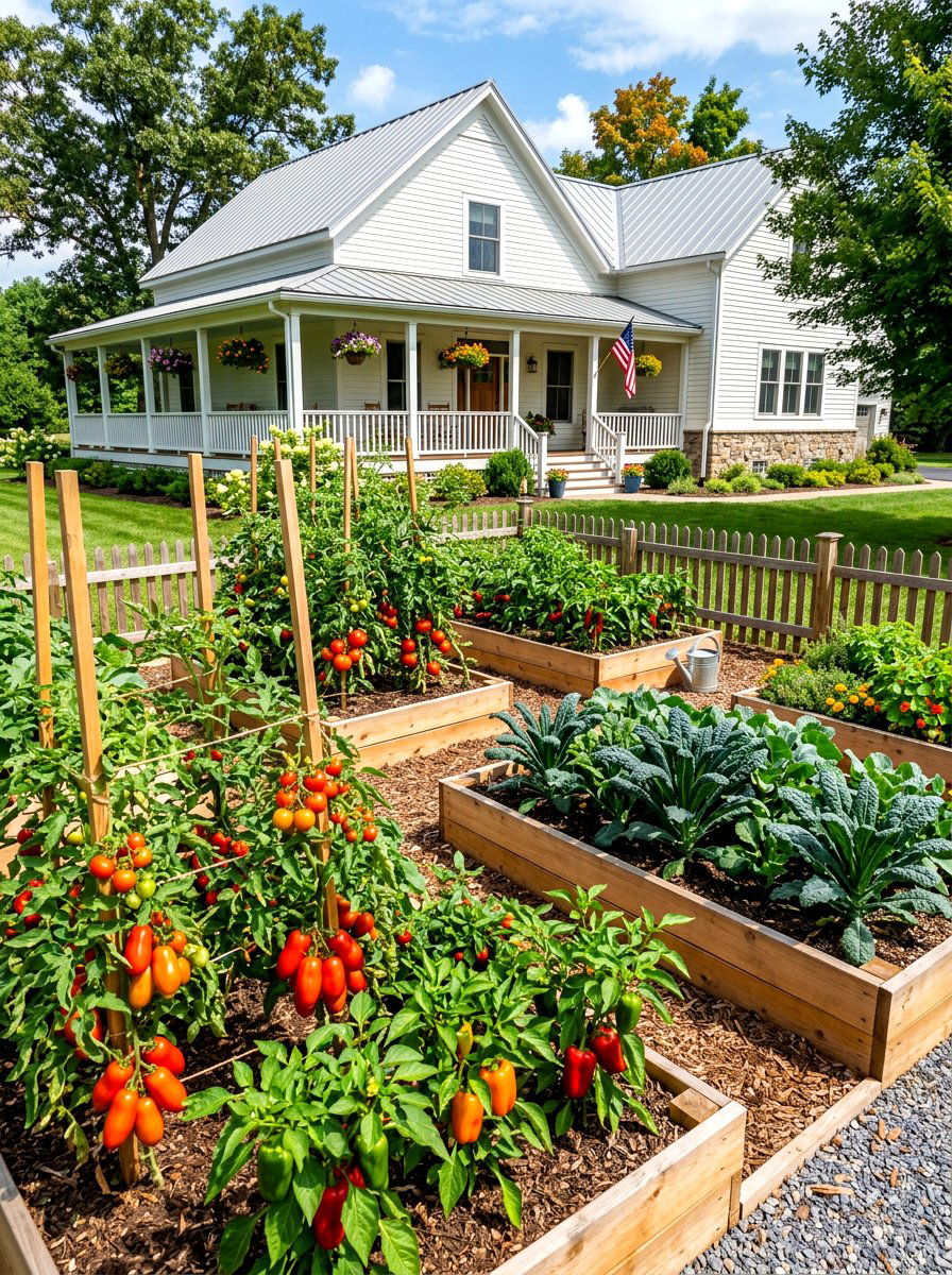 Vegetable Front Yard - 30 front lawn alternative ideas