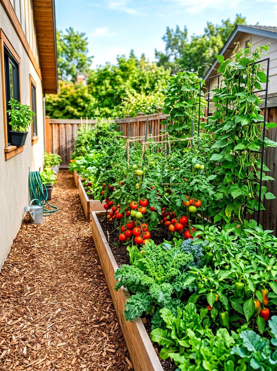 Vegetable Garden - 30 side yard garden ideas