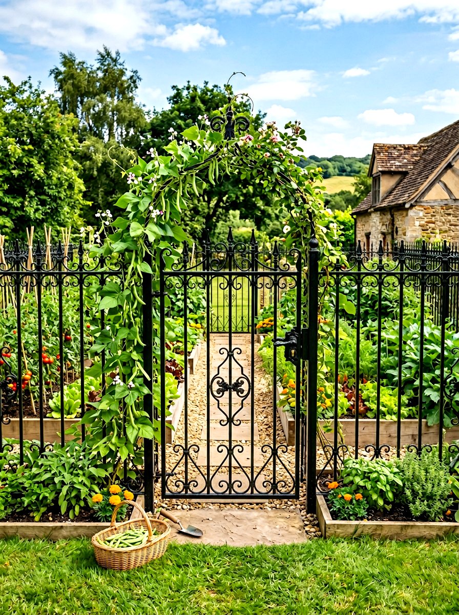 Vegetable Garden Fence - 30 kitchen vegetable garden ideas