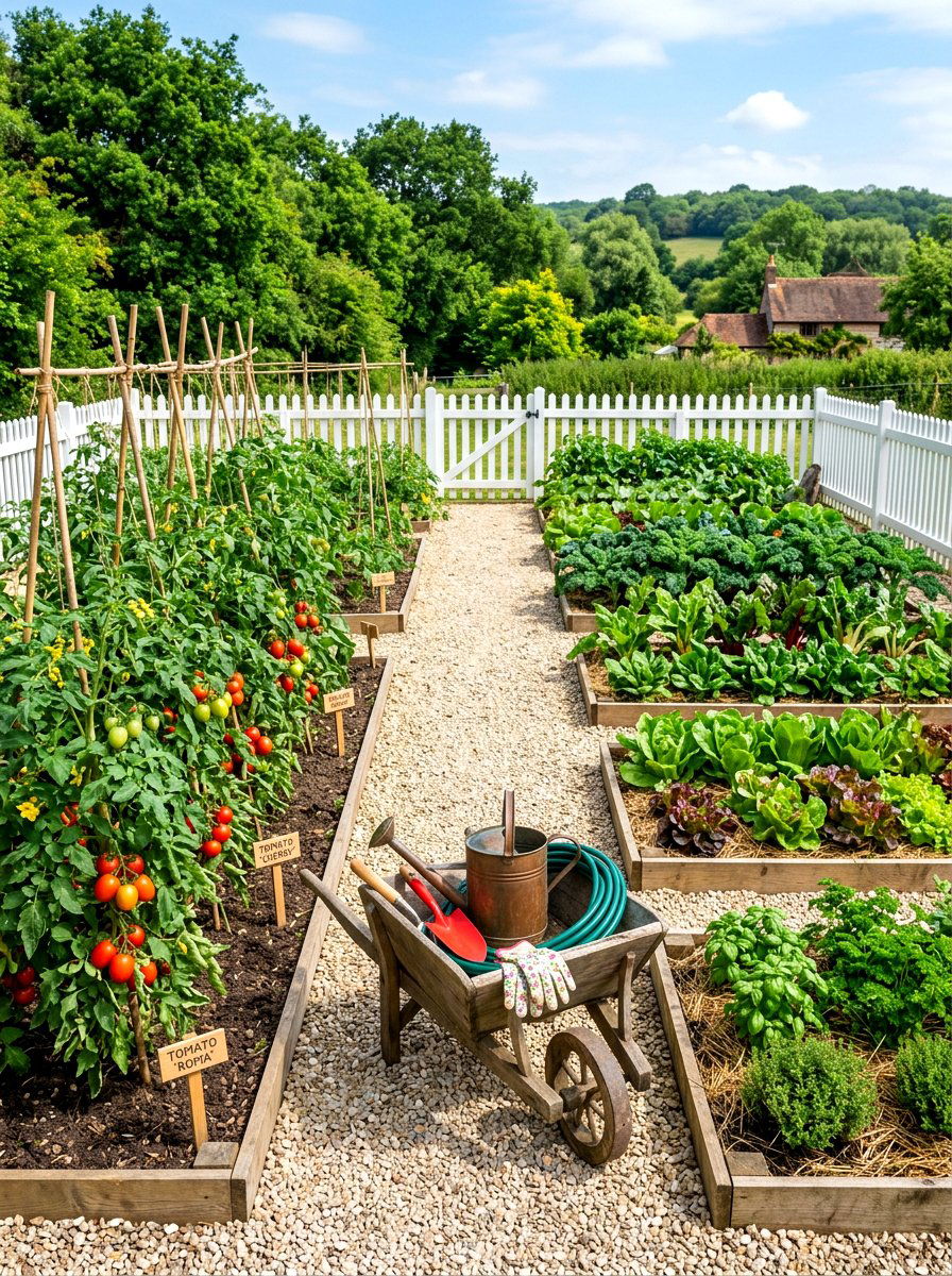 Vegetable Garden Patch - 30 family backyard ideas
